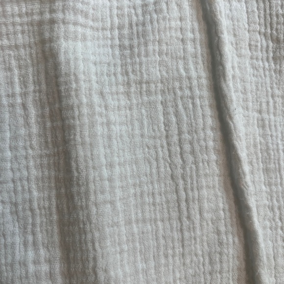 Minkpink boutique fully lined white gauze top w/ties, size S but fits up to XL - Picture 5 of 6